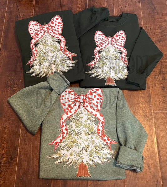 Green Christmas Tree Sweatshirt